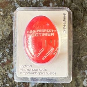Crate&Barrel Red ‘Egg-Perfect’ Egg Timer